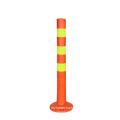 Highly Visible Reflective Traffic Safety Flexible Delineator, Plastic Bollard Warning Post/